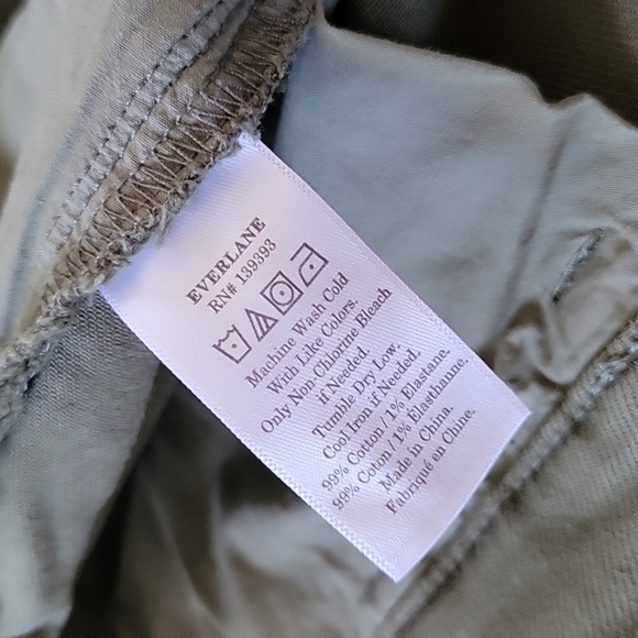 Everlane Olive Wide-Leg Pants - Picture 6 of 8